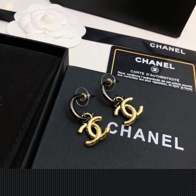 Ch*el earrings
